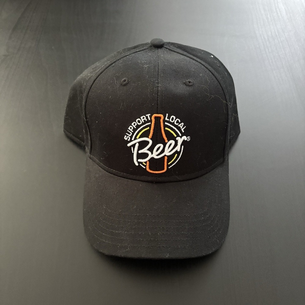 Support Local Beer Strapback Hat Baseball Cap‎ OSFM Lawrence Kansas